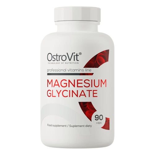 Ostrovit Magnesium Glycinate 90 Caps Minéraux, Soutien Énergétique & Musculaire