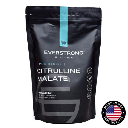 Everstrong Nutrition Citrulline Malate 300g (100 Servings) - Sans Aromes