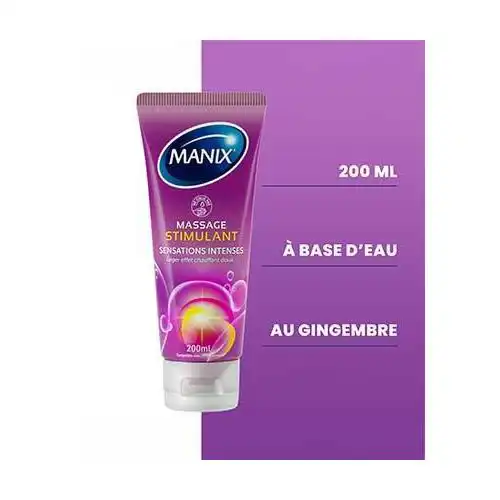 Manix Gel de Massage Stimulant – 200 ml