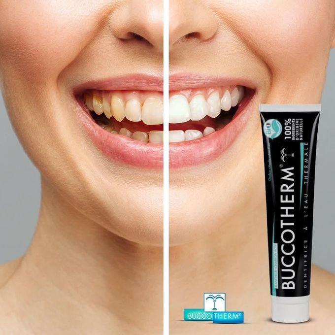 BUCCOTHERM BLANCHEUR DENTIFRICE AU CHARBON BIO 75 ML