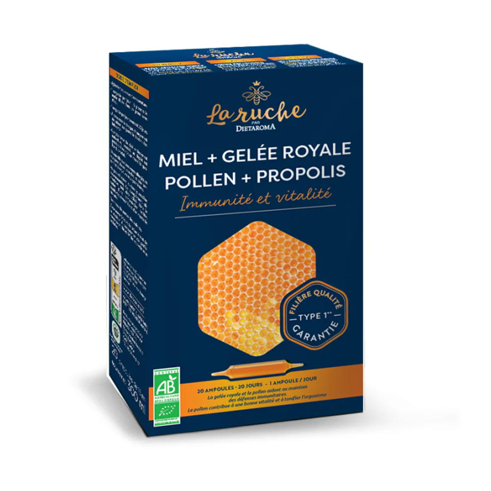DIETAROMA MERVEILLES DE LA RUCHE BIO AMPOULES