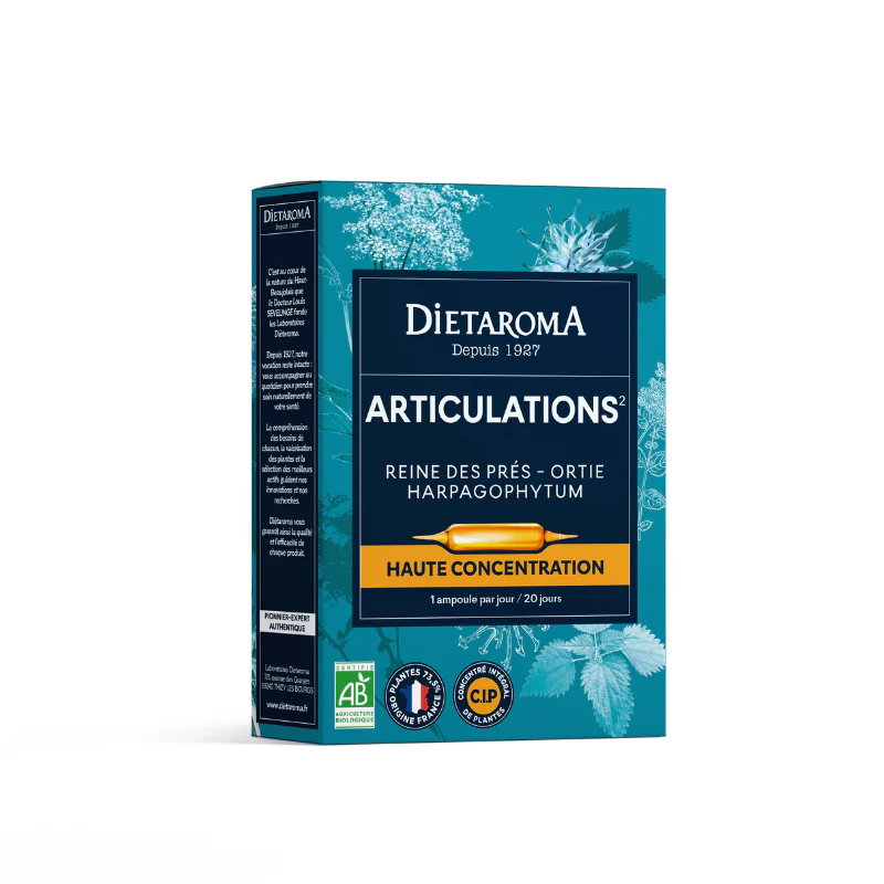 DIETAROMA C.I.P. ARTICULATIONS* Reine des Prés, Ortie, Harpagophytum 20