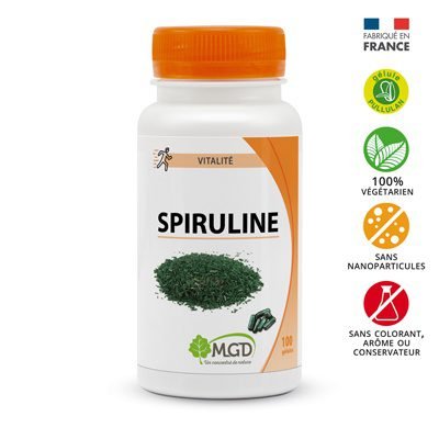 MGD-SPIRULINE MGD SPIRULINE 100 gélules – Image 1