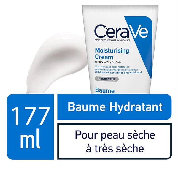 Cerave baume hydratant nourrissant peau sèche à très sèche 177ml
