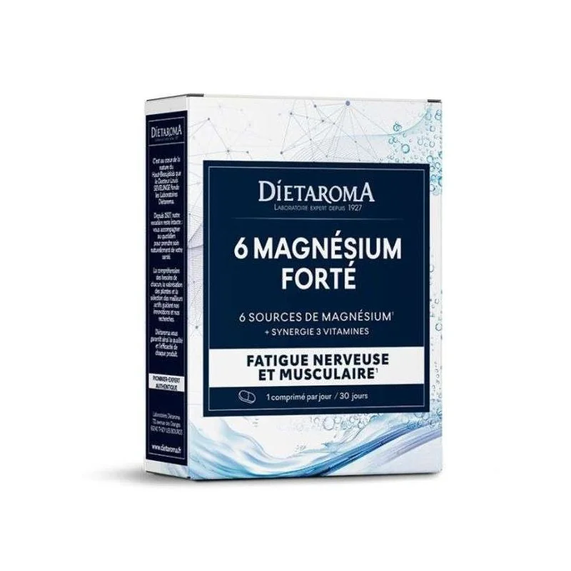 DIETAROMA 6 MAGNÉSIUM FORTÉ 30 COMPRIMES