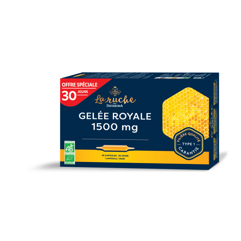 DIETAROMA GELÉE ROYALE 1500 MG 30 ampoules