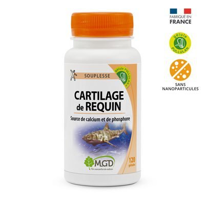 Mgd cartilage de requin 120 gelules