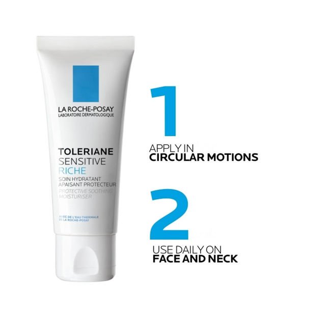 t_2d La Roche-Posay Toleriane Sensitive Riche Crème Apaisante 40ml – Image 1