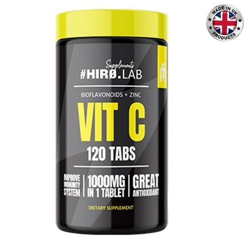 HIRO.LAB Vitamine C Bioflavonoids + Zinc 1000 mg – 120 comprimés