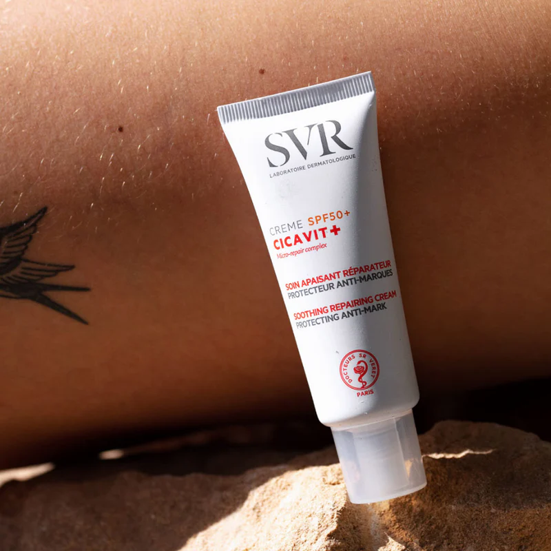 SVR CICAVIT+ CREME SOIN APAISANT REPARATEUR PROTECTEUR ANTI-MARQUES SPF50+ 40ml – Image 2
