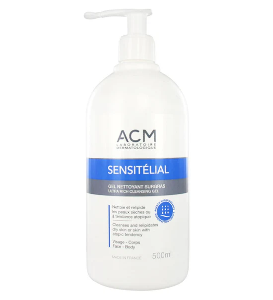 3760095252582_5551c8e8-37e3-4d4b-8b10-06b2537cc1b5 Acm Sensitélial Gel nettoyant surgras 500 ml – Image 1