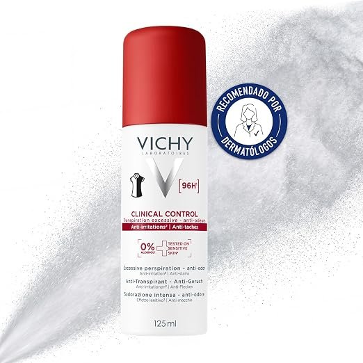 81j7a5Q9-qL._AC_SX522_ VICHY CLINICAL CONTROL DÉODORANT ANTI-TRANSPIRANT 96H SPRAY – 125 ML – Image 1