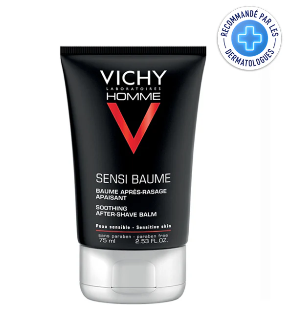 B_7076eae6-7cfd-4261-b329-ca428d9020bc VICHY HOMME SENSI BAUME APRES-RASAGE APAISANT 75 ML – Image 1