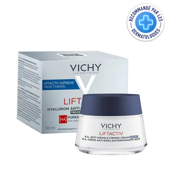 VICHY LIFTACTIV H.A. CRÈME DE NUIT ANTI-RIDES RAFFERMISSANTE