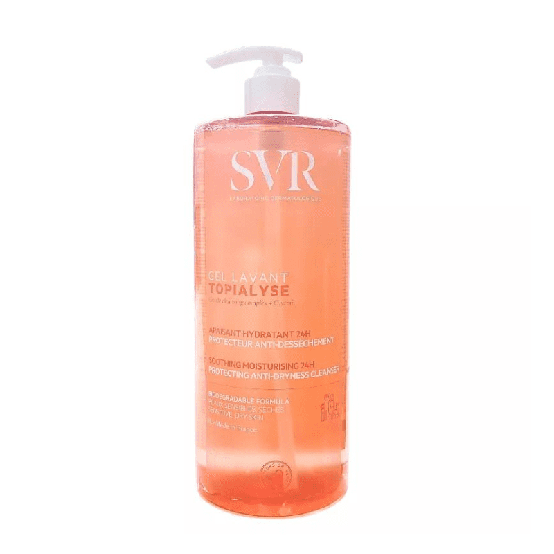 SVR-TOPIALYSE-GEL-LAVANT-1L SVR TOPIALYSE GEL LAVANT GEL MOUSSANT 1L – Image 1