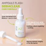 SVR - Sebiaclear Ampoule Flash - Gamme Sebiaclear – Sérum correcteur anti-imperfections & anti-rougeurs – Pour peaux à tendance acnéique – Acide azélaïque 15%, Niacinamide – 30 ml – Image 2