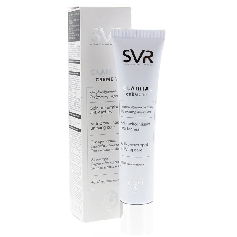 svr-clairial-creme-10-anti-taches-40-ml SVR CLAIRIAL crème 10 anti-tâches 40 ml – Image 1