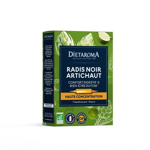 Dietaroma Radis Noir et Artichaut 20 Ampoules