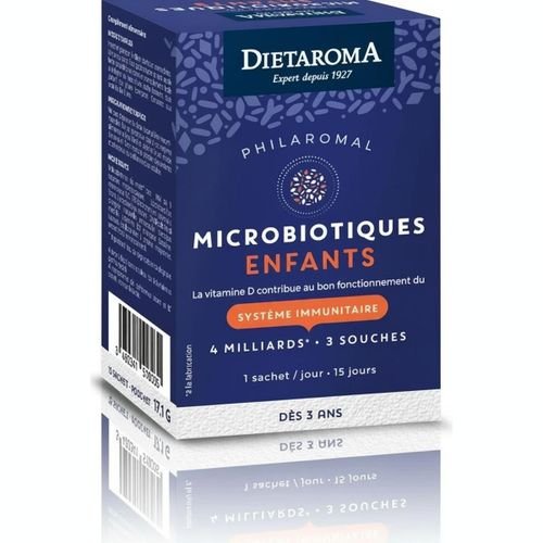 Dietaroma Probiotiques Enfants 15 Sachets 4 Mrd UFC Flore Intestinale Immunité